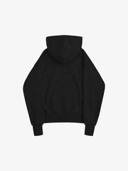 Oversized-Zip Skeleton Graphic Patchwork Hoodie