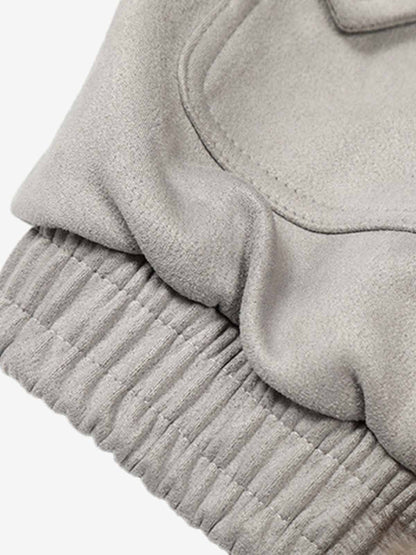 Stylish Faux Fur Collar Jacket for Men and Women - Perfect for Casual and Trendy Looks 