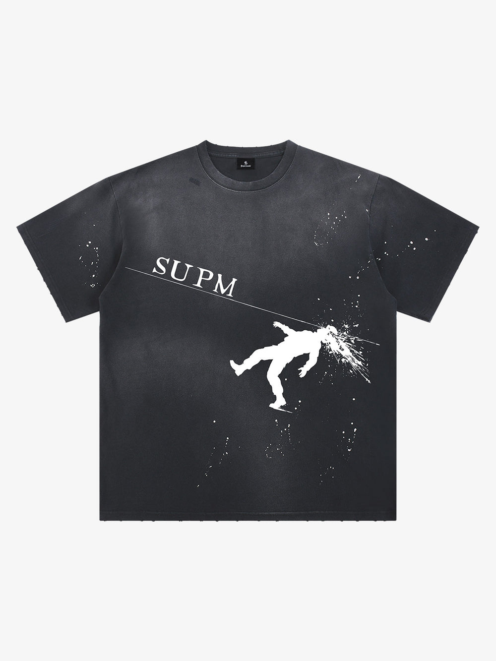 Splatter Graphic Vintage Washed Tee