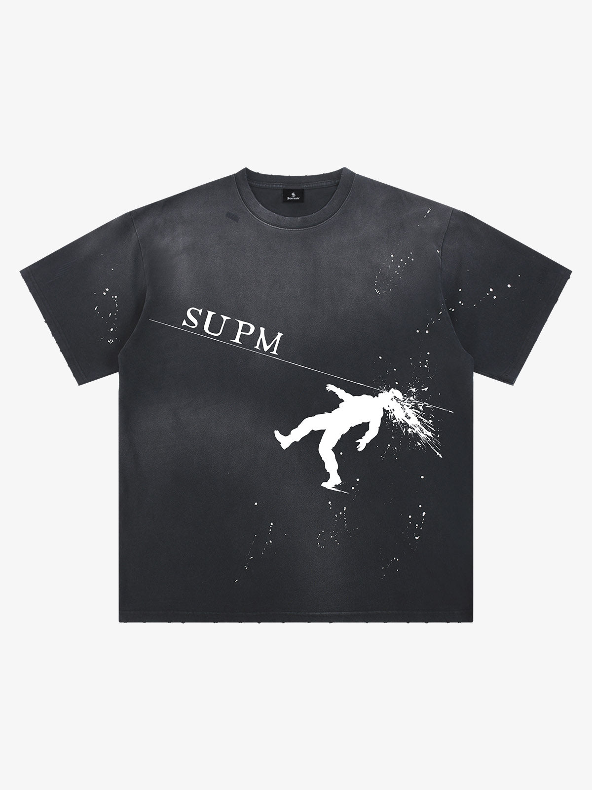 Splatter Graphic Vintage Washed Tee