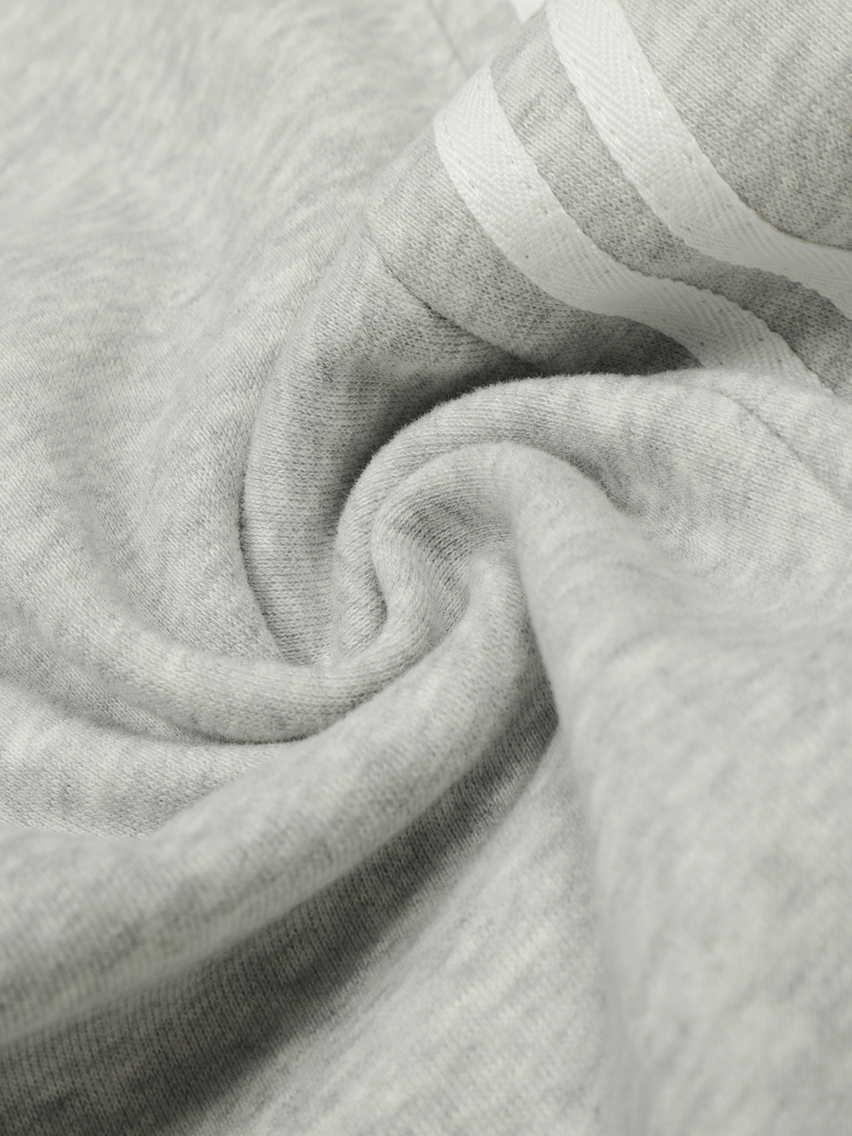 Foldover Striped Baggy Sweatpants
