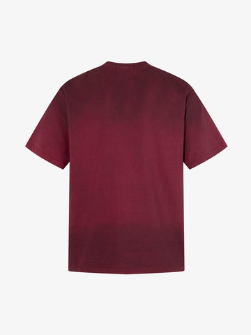Grunge Faded Photo Print T Shirt 