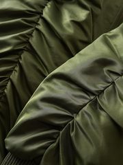 Neutral Cotton-Padded Coat
