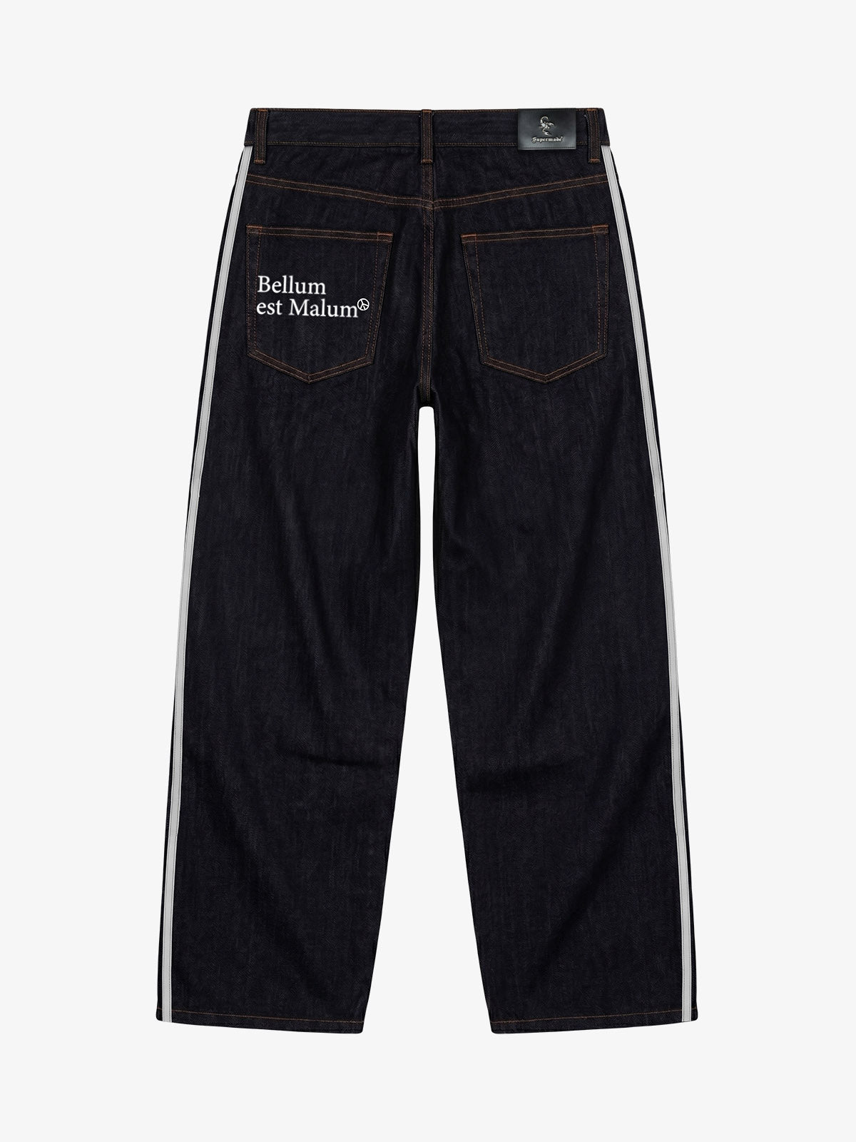 Contrast Tape Heavyweight Denim Pants