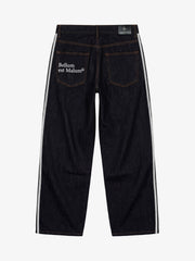Contrast Tape Heavyweight Denim Pants