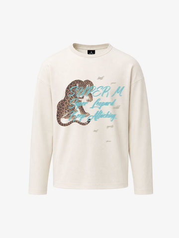 Leopard Graphic Long Sleeve T-shirt