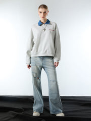 Denim Ripped Washed Distressed Jeans - 2503 