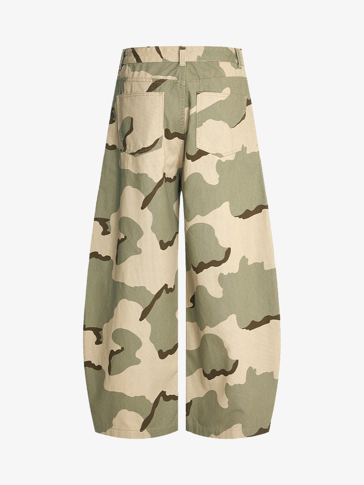 Camouflage Wide-Leg Trousers for Casual and Outdoor Adventures 