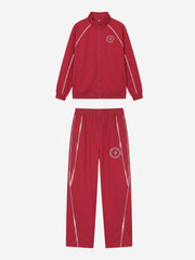 Reflective Stripe Logo Embroidered Tracksuit