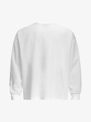 Leopard Graphic Embroidered Waffle Long Sleeve Shirt