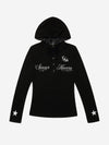 Star Graphic Hooded Long Sleeve Tee