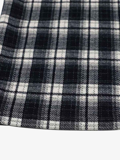 Plaid Wide-Leg Lounge Pants for Cozy Comfort 