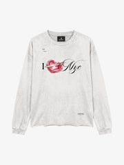New York Limited Edition, Washed Slash‑Print Long‑Sleeve T‑Shirt