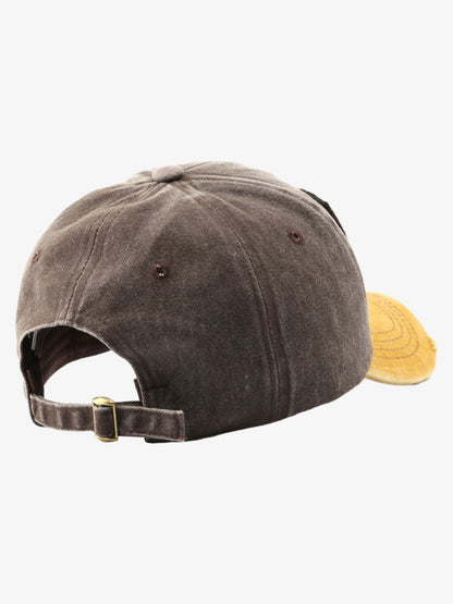 Distressed Baseball Cap with Embroidered Lettering - Perfect for Casual Wear and Outdoor Activities 