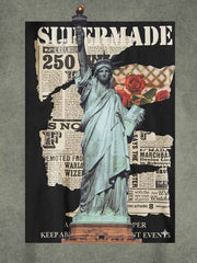 Vintage Liberty Newspaper Sleeveless T-Shirt 