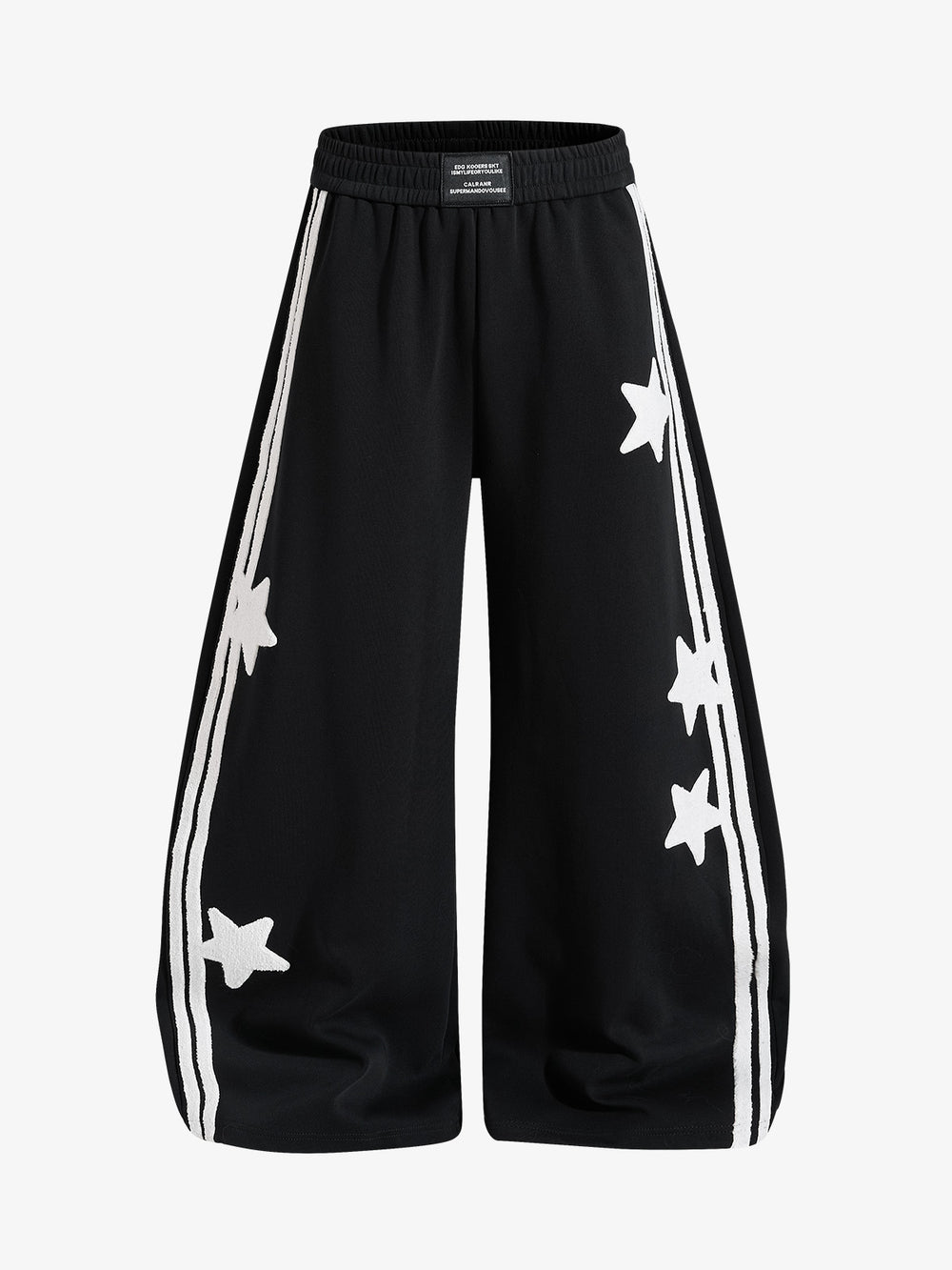 Slanted Star Terry Embroidered Sweatpants