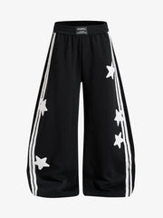 Slanted Star Terry Embroidered Sweatpants