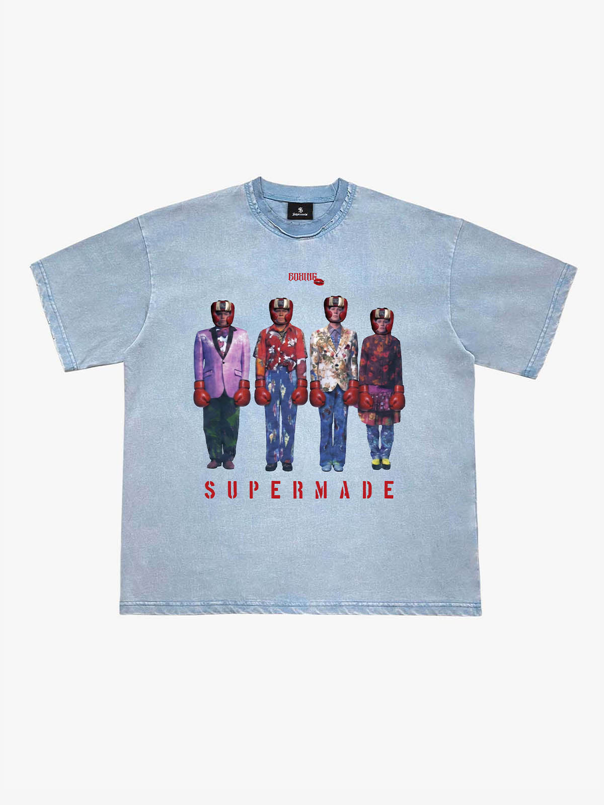 Camiseta gráfica de boxeo vintage