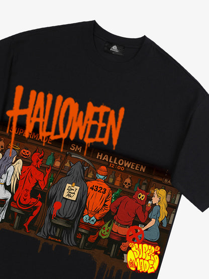 Thesupermade Halloween Pub Party T-shirt 