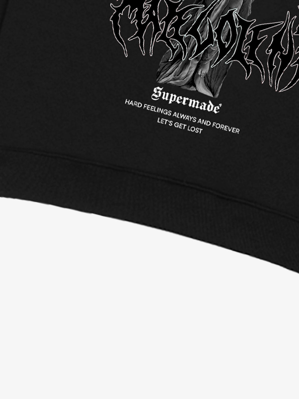 Gothic Angel Graphic Sweatshirt - Perfect for Edgy Streetwear Enthusiasts 