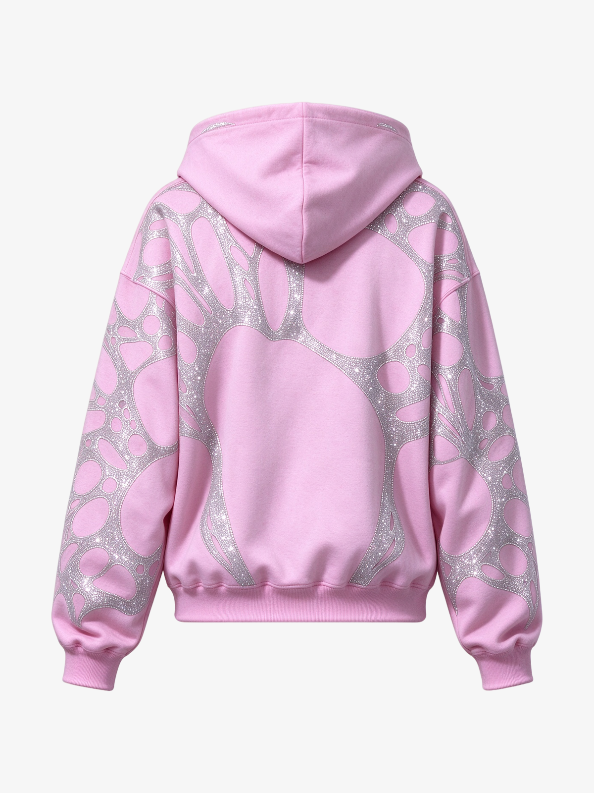 Spiderweb Graphic Full-Zip Hoodie & Sweatpants Set
