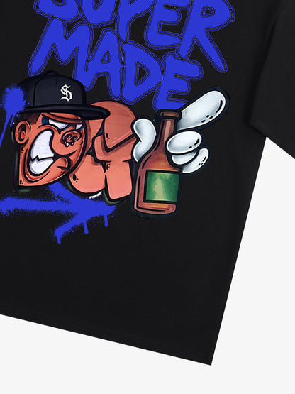 Graffiti Art Graphic T-Shirt 