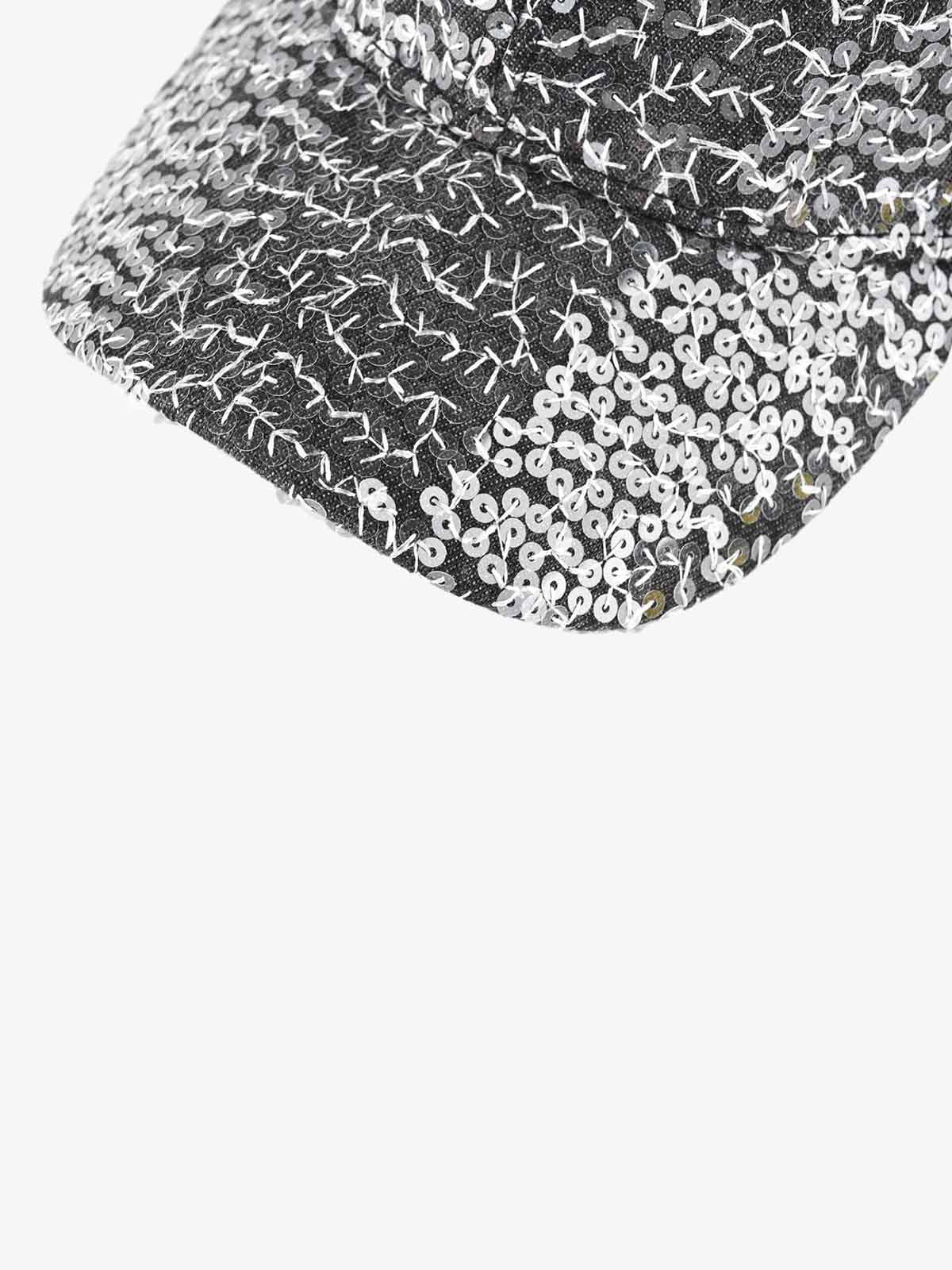 Embroidered Sequin Baseball Cap