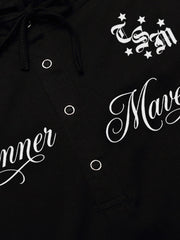 Star Graphic Hooded Long Sleeve Tee