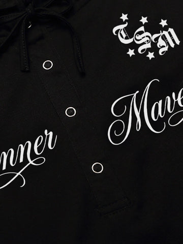 Star Graphic Hooded Long Sleeve Tee