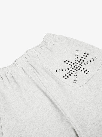Heat-Pressed Heavyweight Drawstring Sweatpants