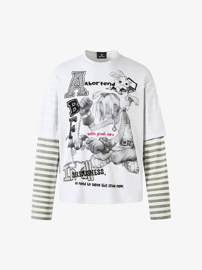 Skull Pattern Knit Sweater for Casual and Festive Wear 