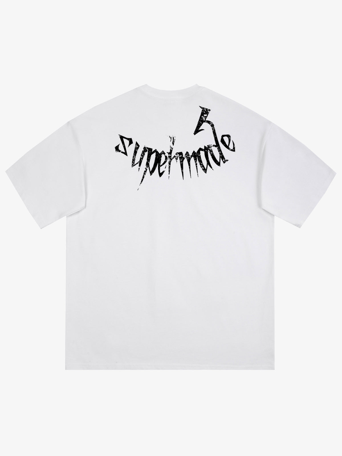 THE SUPERMADE TRENDY STREET OLD-FASHIONER SKULL PRINT T-SHIRT 