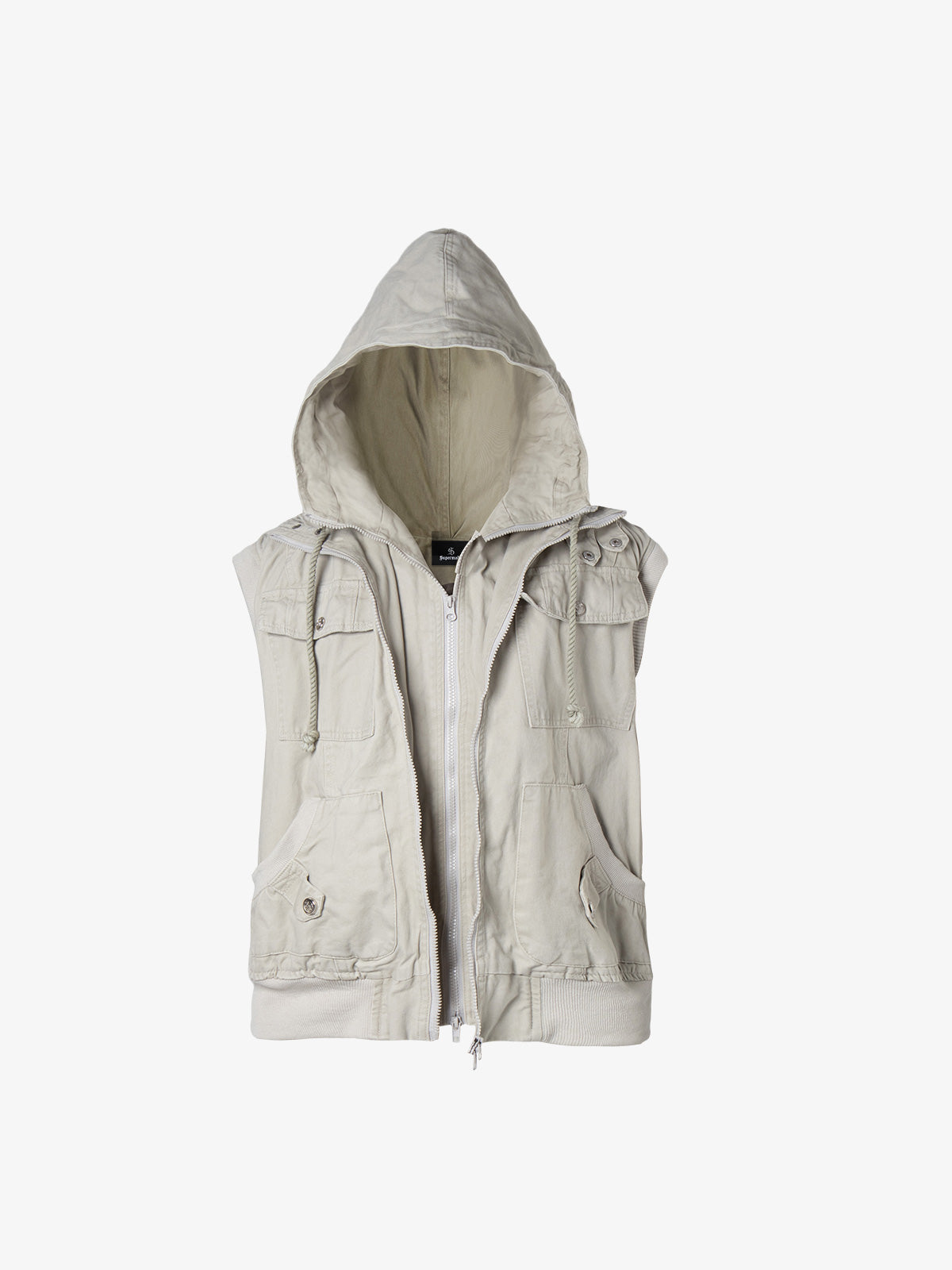 Heavyweight Multi-Pocket Workwear Vest Jacket