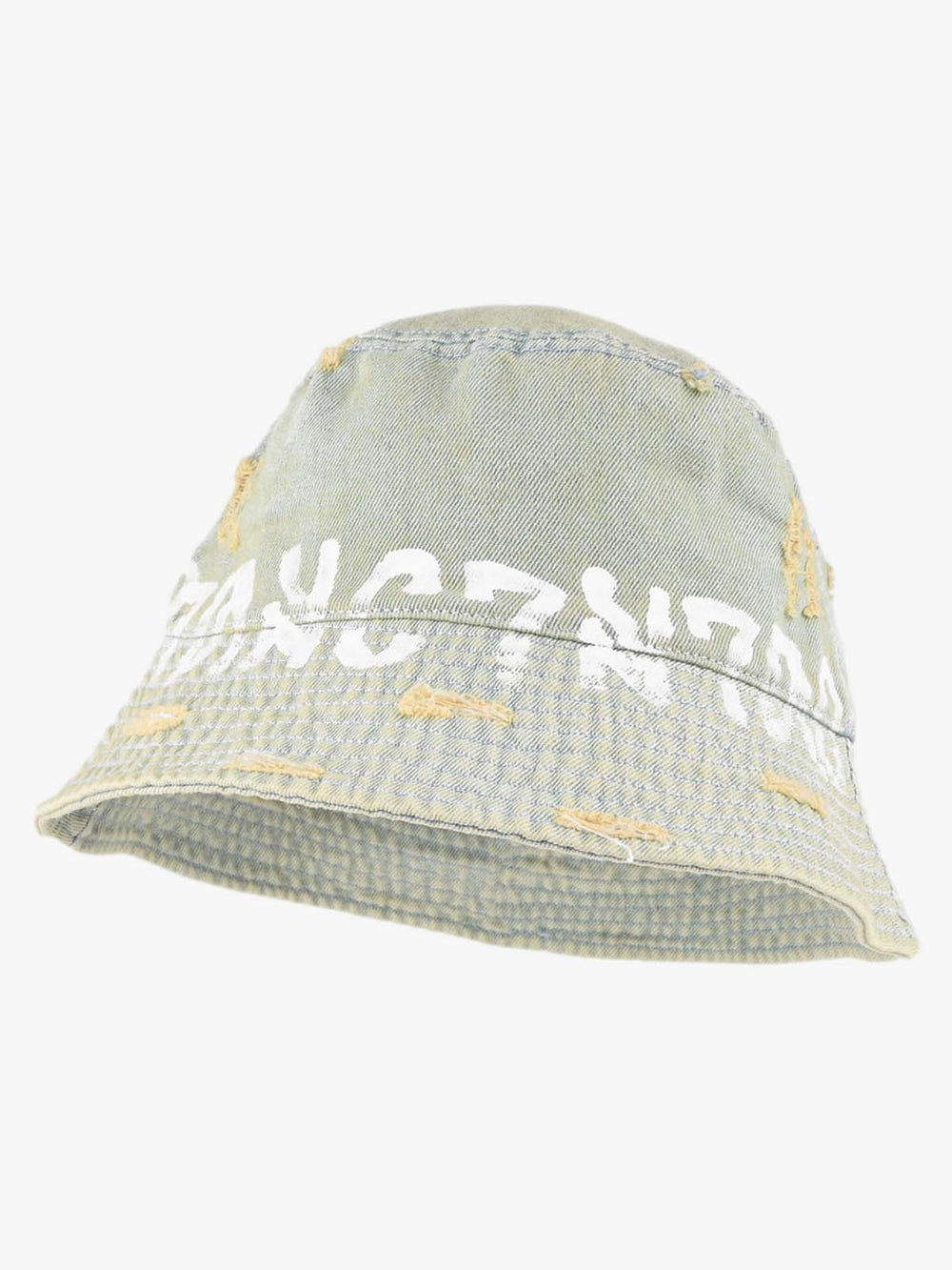 Graffiti Denim Bucket Hat