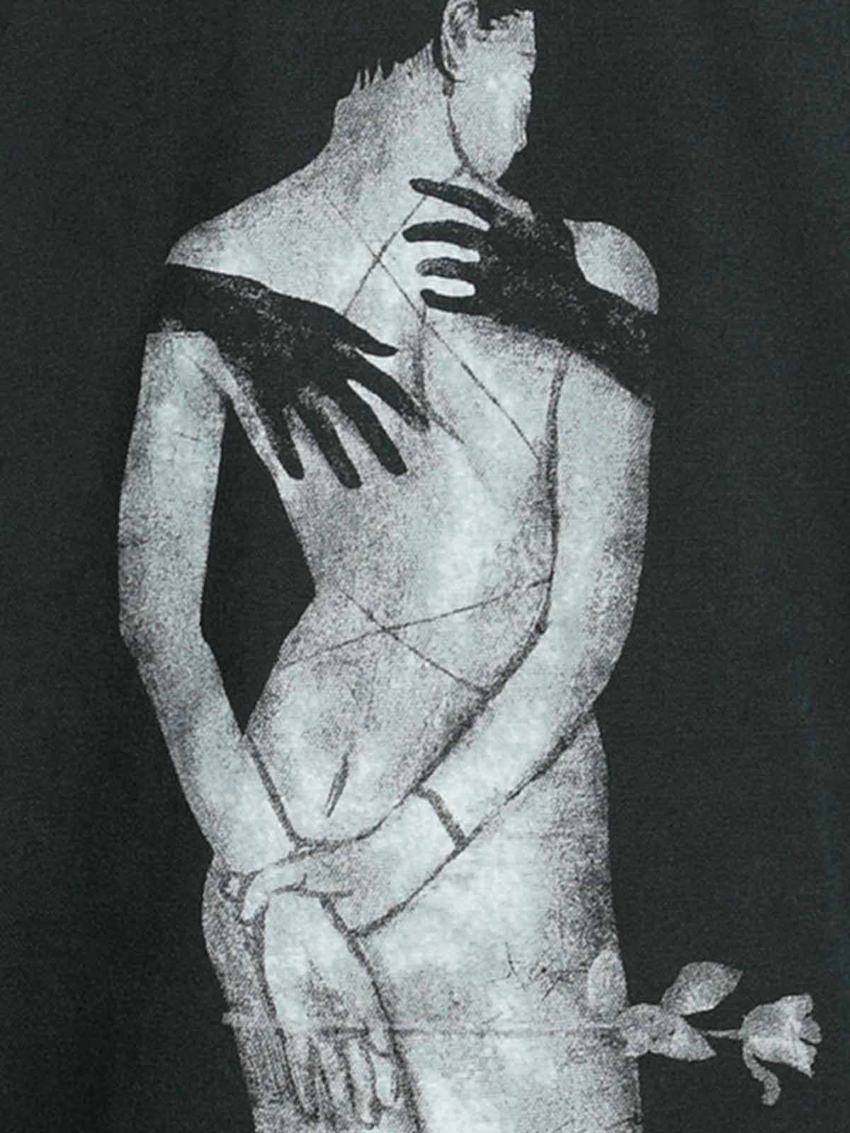 Cotton Blend Art Print Jacket with Japanese Text and Graphic Design for Streetwear Fashion 