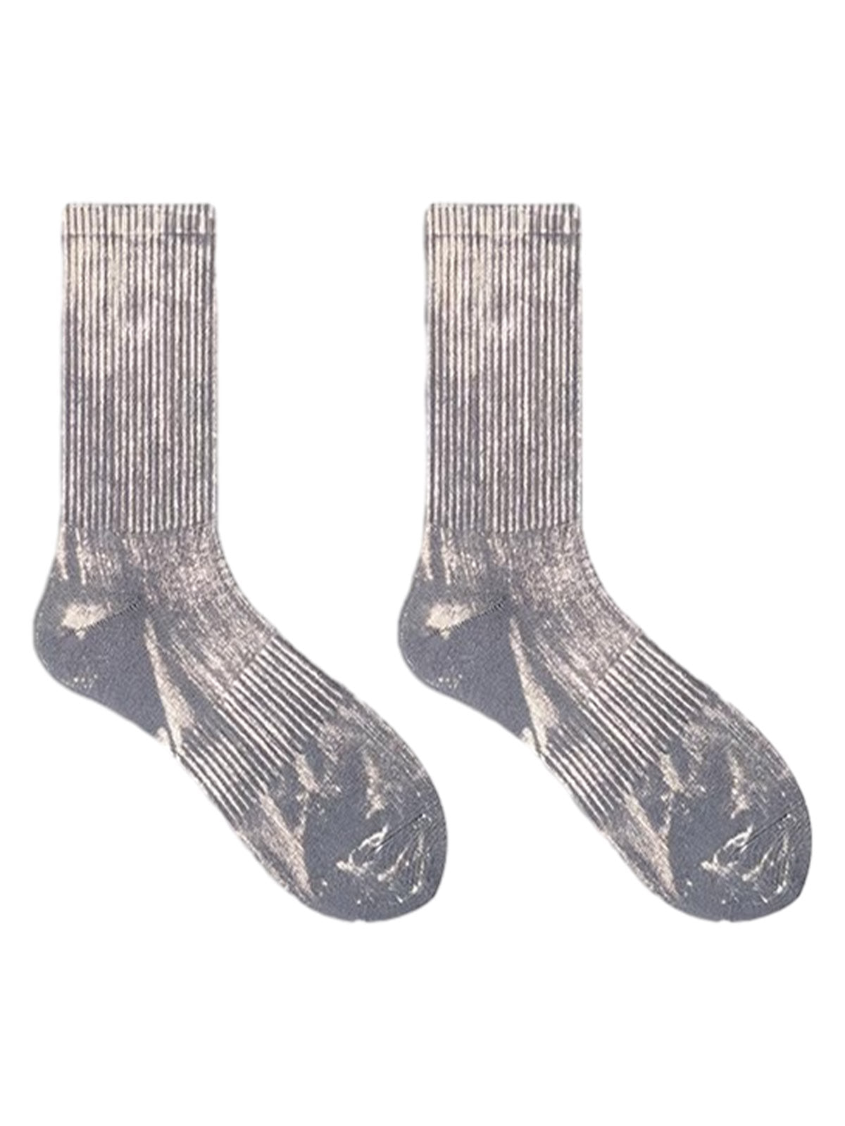 Thesupermade Workwear Distressed Tie-dyed Socks