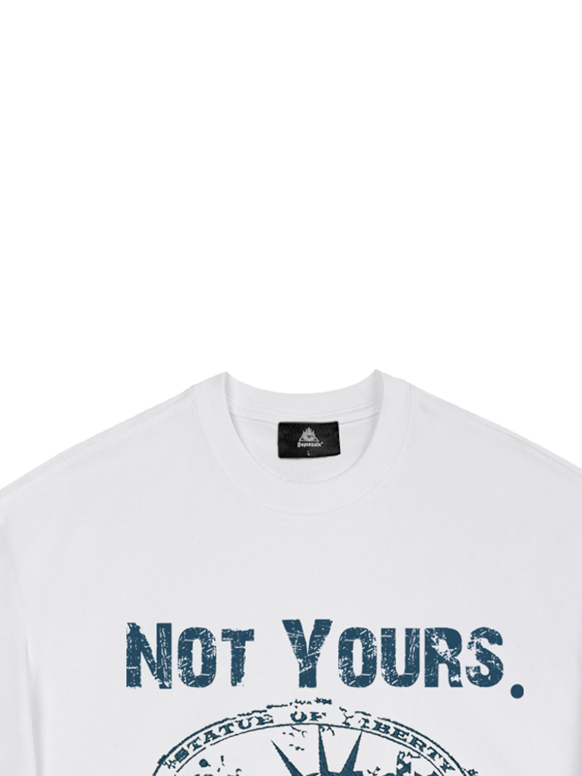 Original Statue Of Liberty Stamp Print T-shirt 