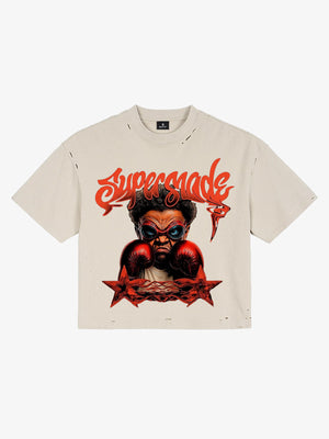 Organic Cotton Oversized Cropped T-Shirt – Minimalist Streetwear Essential