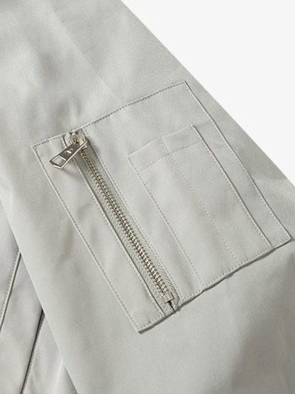 Original Design Bomber Jacket for Men and Women - Trendy Patches and High-Quality Construction 