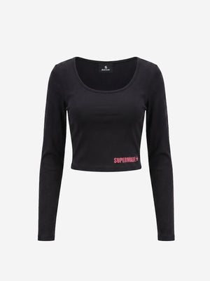 Open-Back Fitted Tee