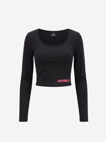 Open-Back Fitted Tee