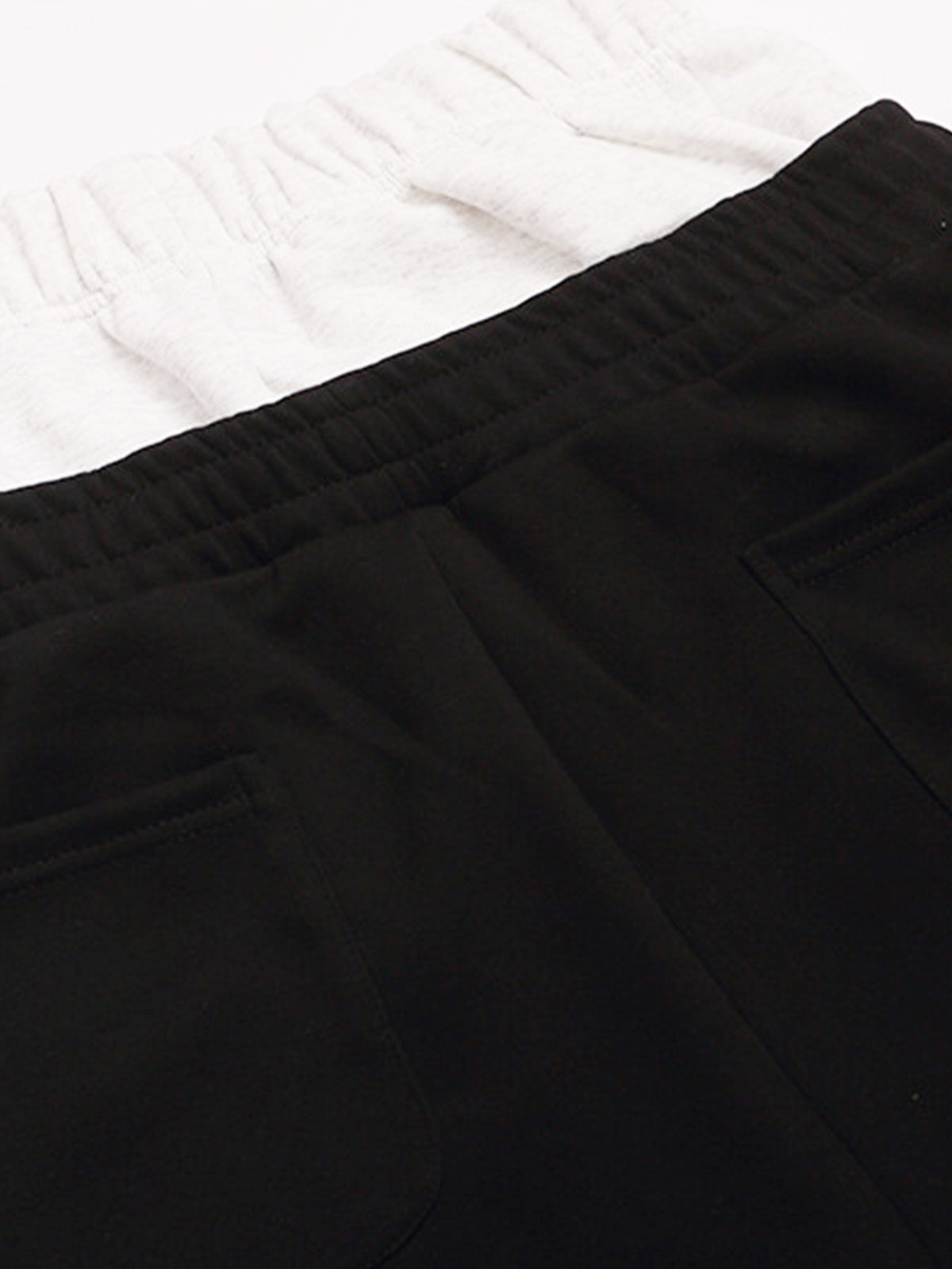 Striped Badge Graphic Double-Waist Track Pants