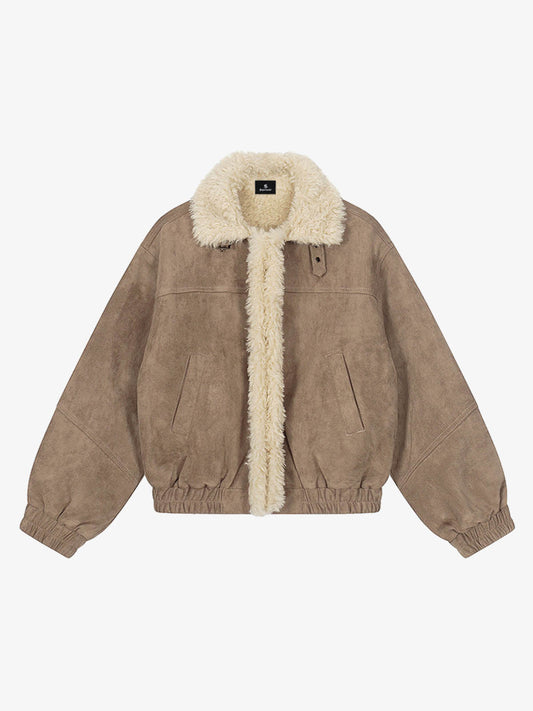 Stylish Faux Fur Collar Jacket for Men and Women - Trendy Design with High-Quality Finish 