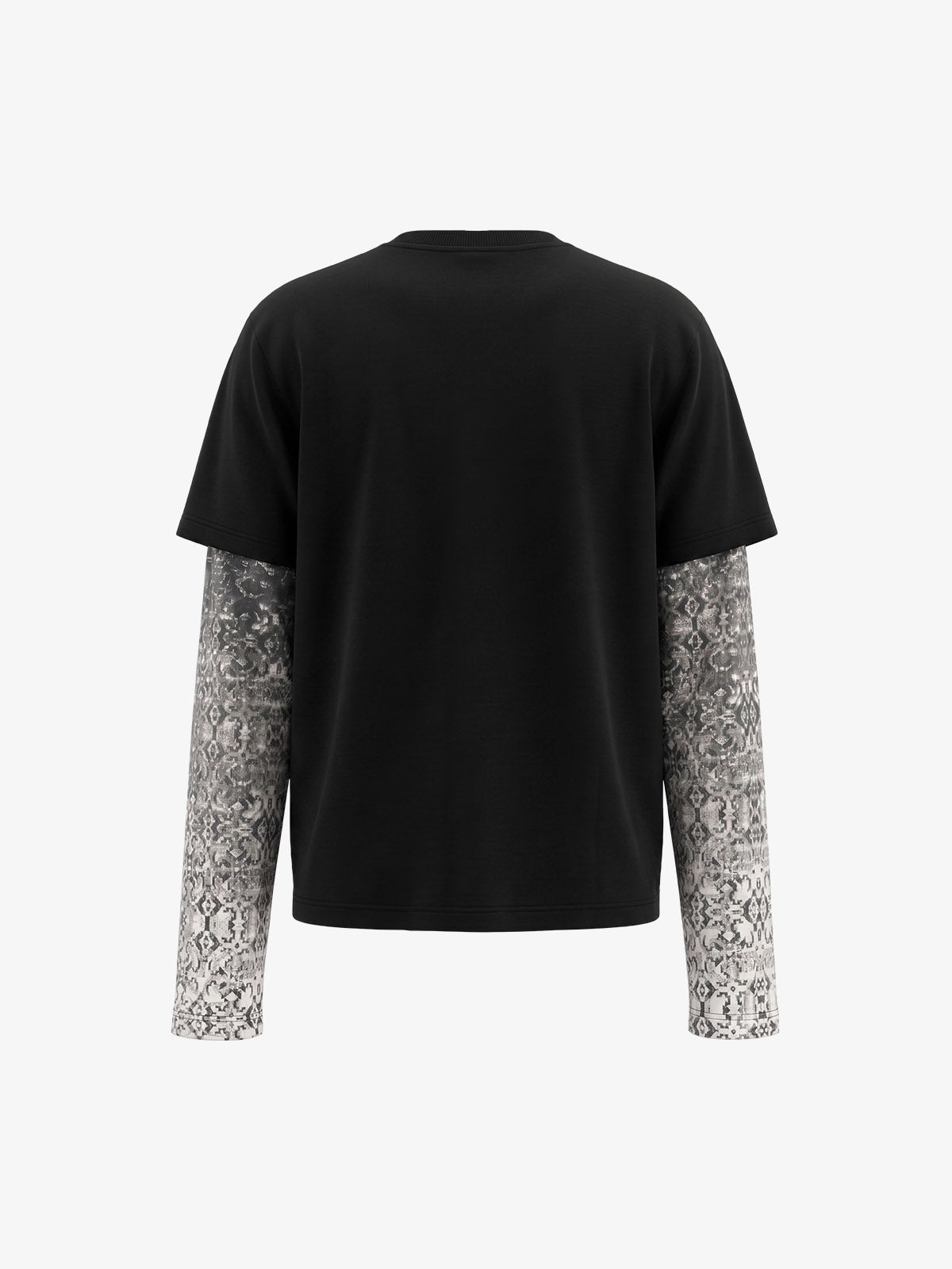 Skull Ribcage Graphic Oversized Tee