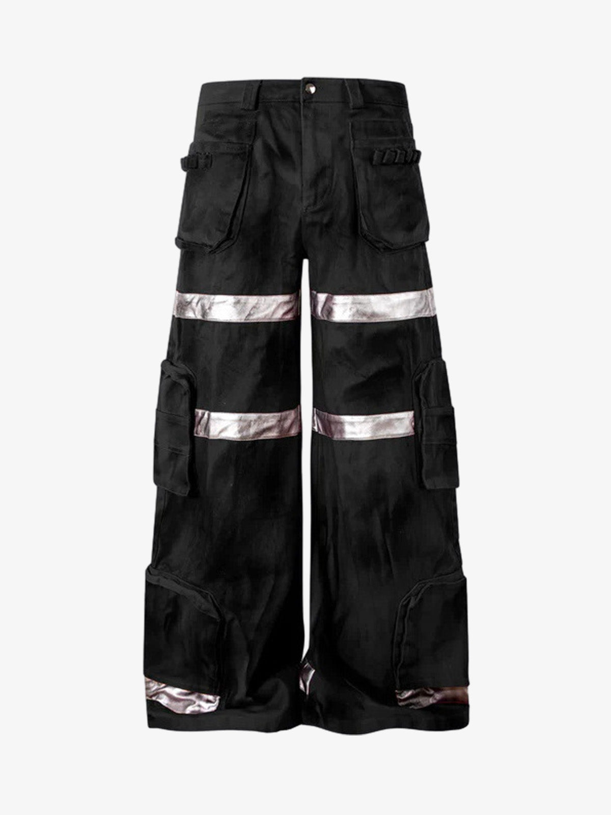 Cyberpunk Reflective Multi-Pocket Cargo Pants