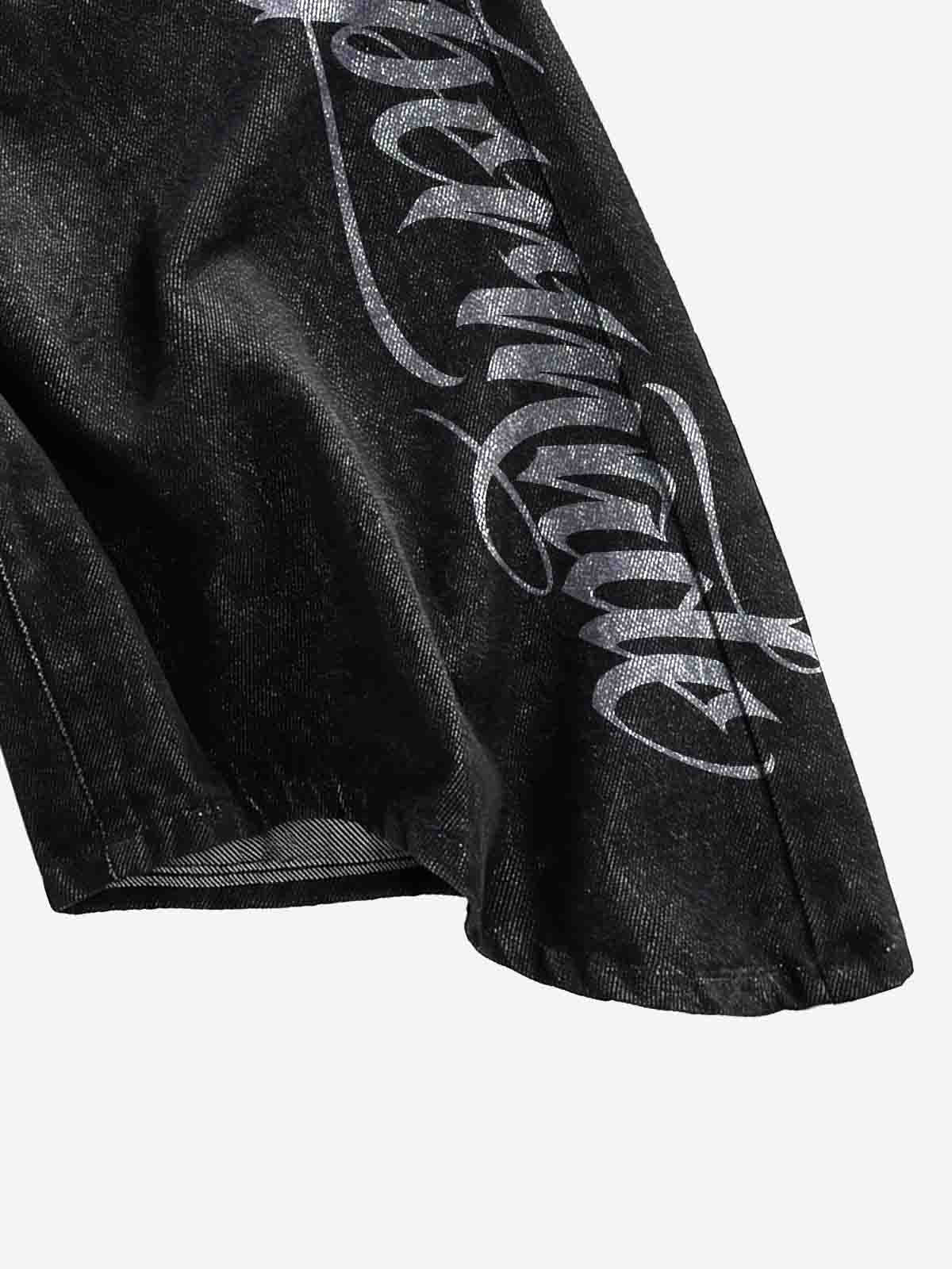 Irregular Hem Loose Shorts