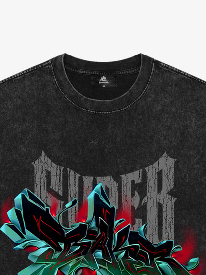 Street Graffiti Stylish Graphic T-Shirt 