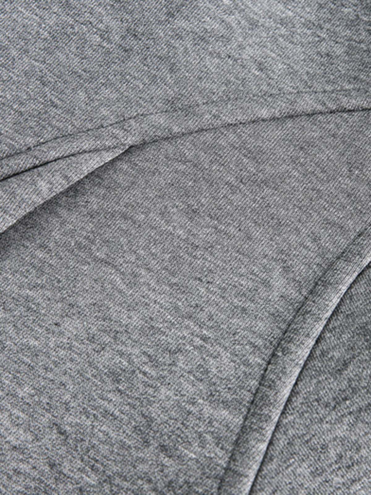 Deconstructed Loose-leaf Hooded Sweatshirt 