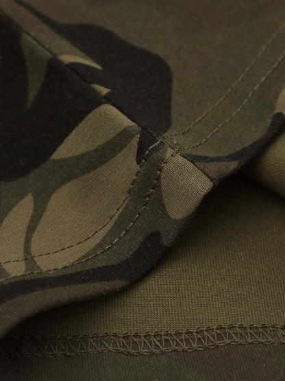 Camo Patchwork Long Sleeve Tee
