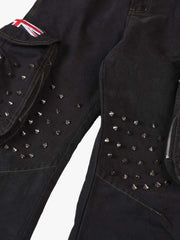 Studded Multi-Pocket Cargo Pants